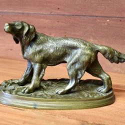 Bronze Chien de Chasse par Pierre Jules Mêne (1810-1879)