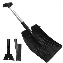 Pelle à neige 3 en 1 - Pliable pour coffre de voiture - Livraison gratuite