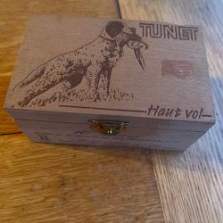 Boîte vide bois tunet