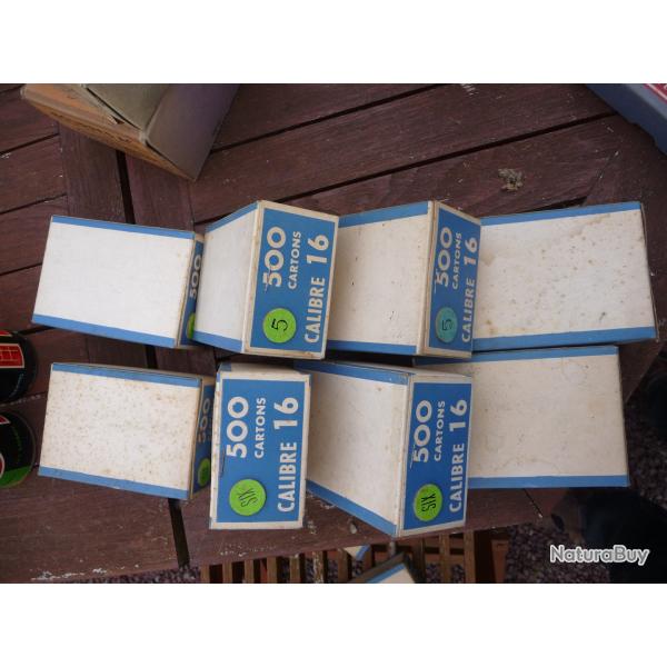 lot cartons  cartouches pour canon lisse (4)