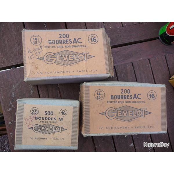 lot bourres cartouches pour canon lisse (5)