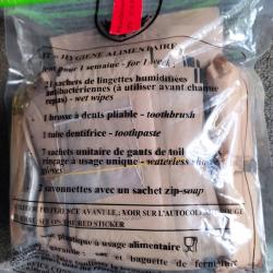 Kit d'hygiéne Alimentaire Armée