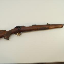 carabine churchill mark 5  cal 300wm  fissure sur crosse pour enchere 1 sans prix de reserve  TP24L