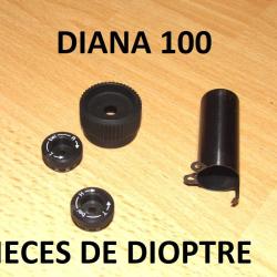 LOT de pi&egrave;ces de dioptre NEUVES de DIANA 100 DIANA modele 100 - VENDU PAR JEPERCUTE (HUB345)