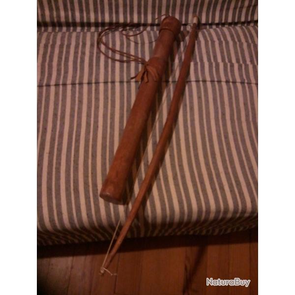 1 carquoi + 6 flches + arc