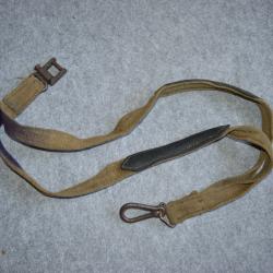 Belle bretelle en toile de MG 42, original de la 2GM