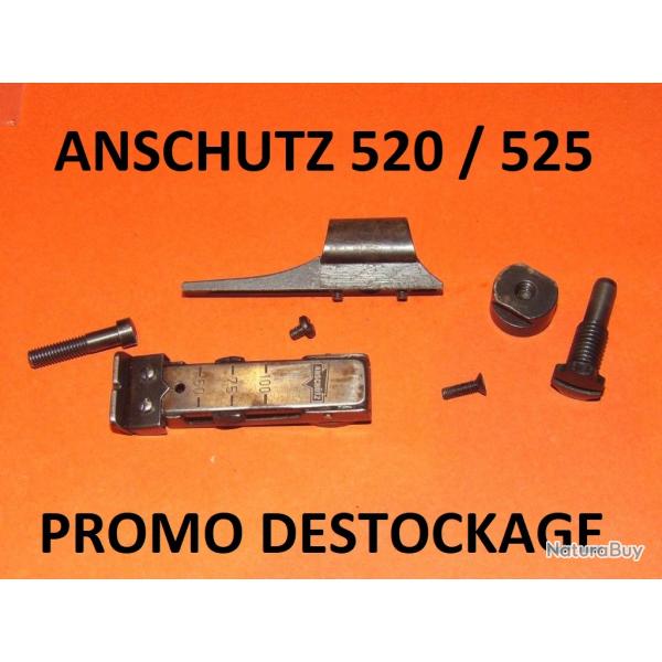 LOT hausse / guidon / vis ANSCHUTZ 520 ANSCHUTZ 525 calibre 22LR - VENDU PAR JEPERCUTE (a7551)