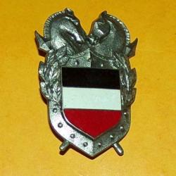 Gendarmerie de HAUTE VOLTA, émail, argenté, embouti, 2 anneaux,FABRICANT SANS,HOMOLOGATION SANS, ETA