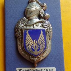 Gendarmerie de l'Air, émail, bleu, marquage en cercle , FABRICANT ARTHUS BERTRAND PARIS   ,HOMOLOGAT