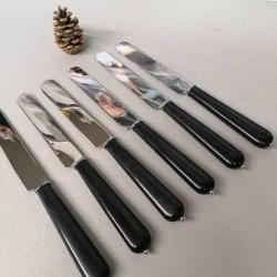 Couteaux table artisanaux x6