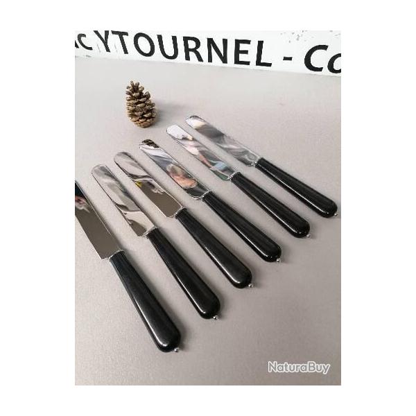 Couteaux table artisanaux x6