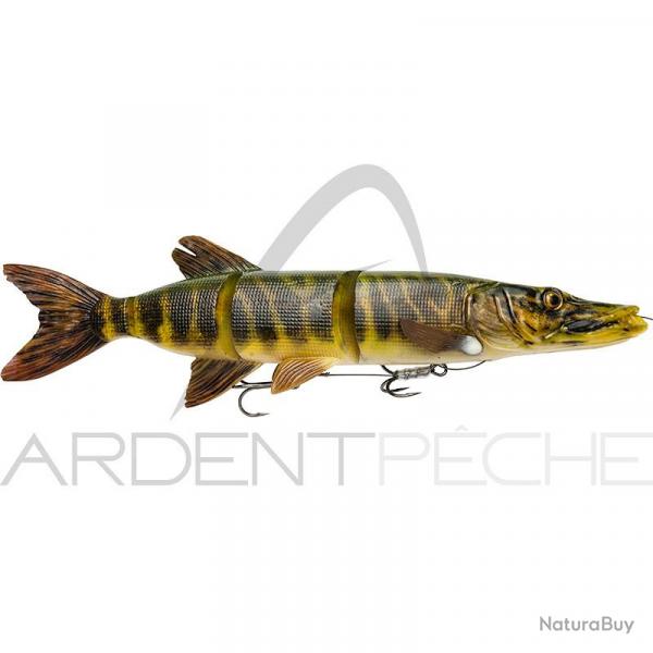 Leurre souple SAVAGE GEAR 4D Line thru pike 25cm 01 Striped pike