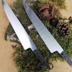 Lames couteau chasse x2