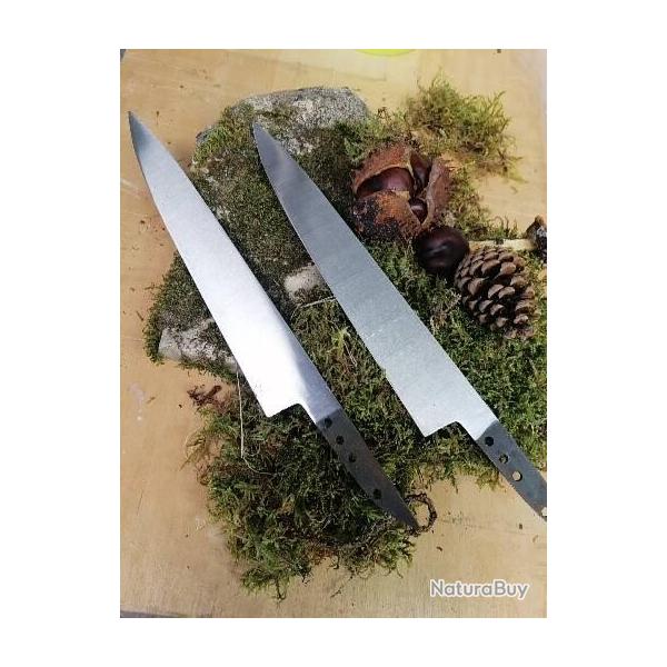 Lames couteau chasse x2