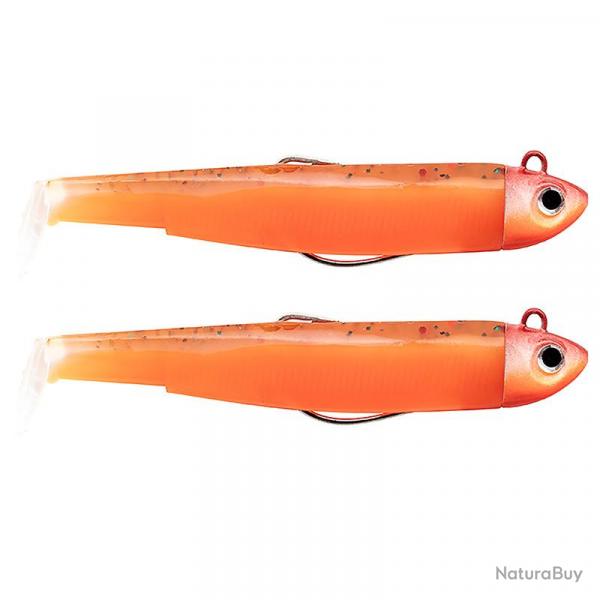 Leurre souple FIIISH Black minnow double combo 105 Search / 12g / Orange glow - BM3176