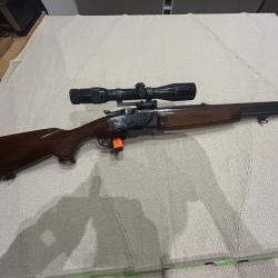 Brno mixte model zh324 calibre 16/70 et 7x57r et deuxième canon calibre 16/70