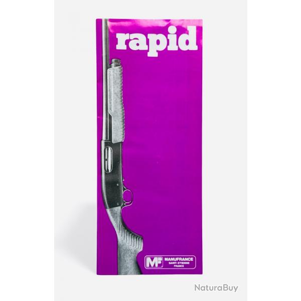 RARE - Notice Manufrance Rapid
