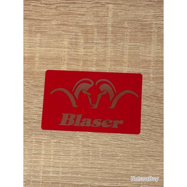 Carte SIA Blaser chasseur ou tir sportif protection plastifi personnalisation au choix B