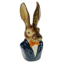 Buste de li&egrave;vre d&eacute;coratif bleu LOVERGREEN