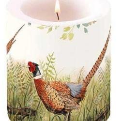 Bougie motif Faisan LOVERGREEN