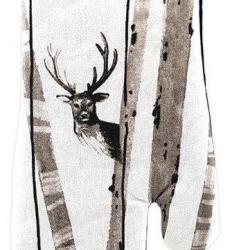 Gant de cuisine Cerf noir et blanc LOVERGREEN