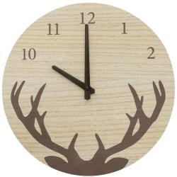 Horloge motif Bois de Cerf LOVERGREEN