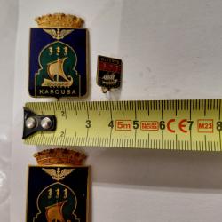 Lot 02 insignes de la BAN KAROUBA