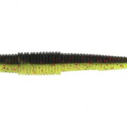 Westin Ned Worm Slim 5,5cm 1,5g chartreuse black