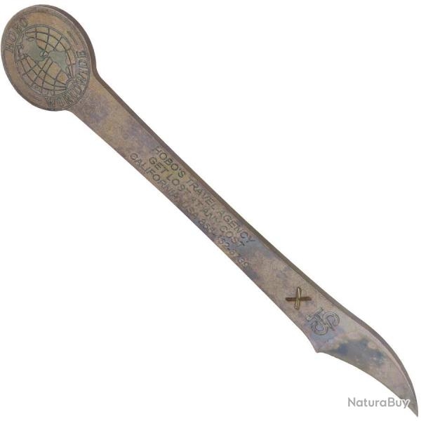 Marque-Page Hobo Tactical Bookmark "Factory Second" Kydex Rouge - Turner CNC