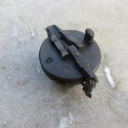 Ancienne pile de poids de Nuremberg en bronze patin&eacute;, avec 4 godets (XIX&eacute;)