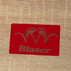 Mémo Chasseur en aluminium gravé au laser (Recto / Verso) zz