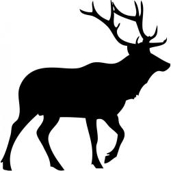 1 x Autocollants 1Euro sans réserve motif cerf  bleu foncé voir photo 2