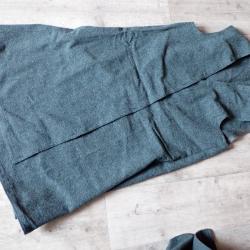 Doublure de manteau d'uniforme suisse. Rare accessoire grand froid. Unité montagne alpine