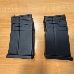 Lot de 2 chargeurs airsoft HK 417 gbbr en l'&eacute;tat - 1� sans prix de r&eacute;serve !!