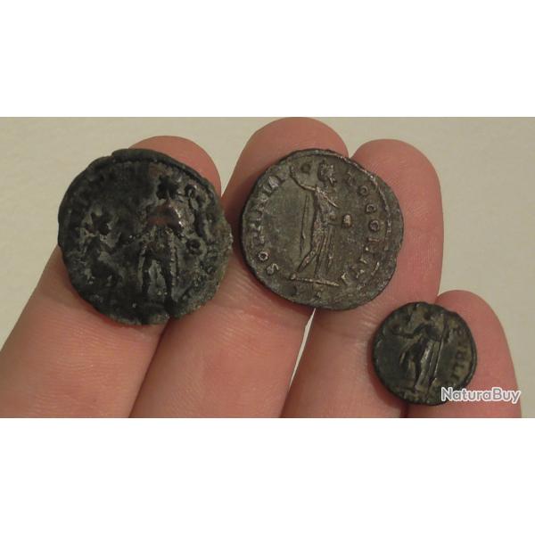 Monnaie romaine pices argent billion et bronze collection vintage antiquit