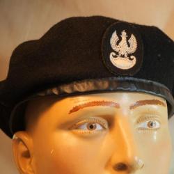 Coiffure britannique - béret polonais insigne tissus 1943 - ref SDC24CBR009