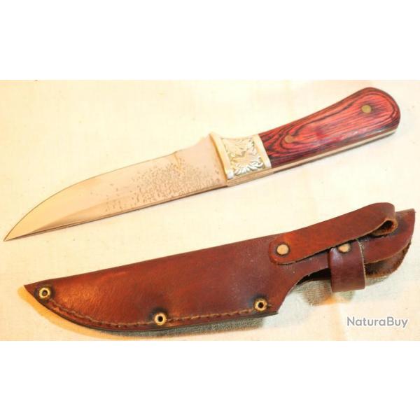 DERNIERE CHANCE avant modification rgle NATURA Bon Couteau chasse western - ref EBR24CHA003