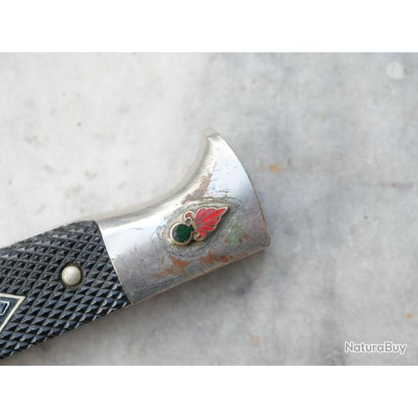 RARE couteau de la Lgion Etrangre avec insigne LE Anton Wingen Jr - TIN25ETR004