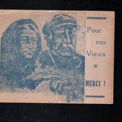 pour nos vieux merci , vichy ? couple carte de soutien