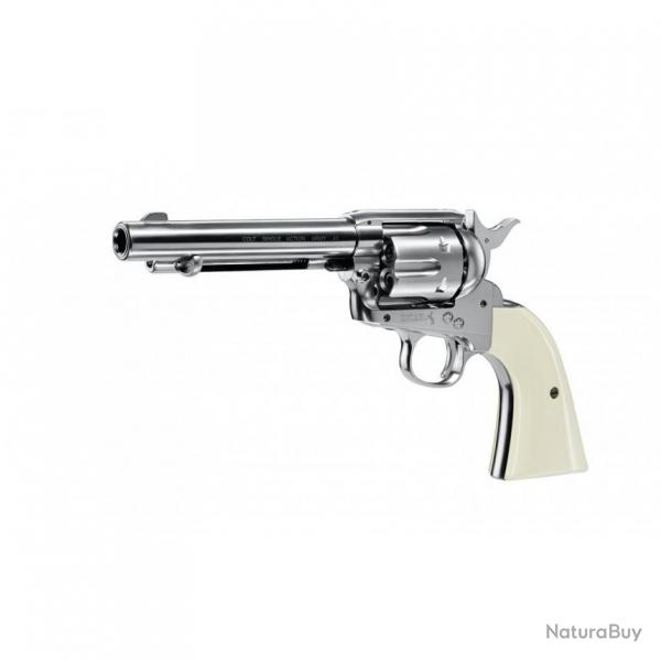 REVOLVER COLT SA ARMY 45 5.5'' CO2 CALIBRE BB/4.5 NICKEL PLATED
