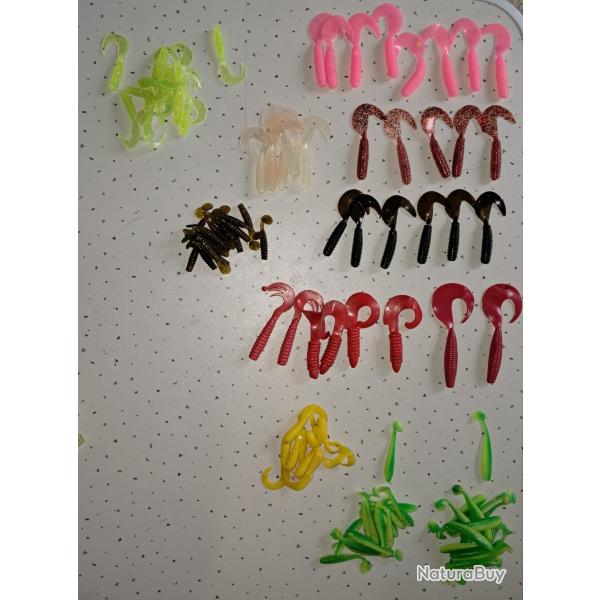 Lot de leurres souples