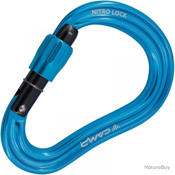 Mousqueton HMS  vis Camp Nitro Lock bleu