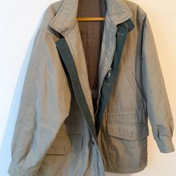 Veste homme 3/4 kaki imperméable T 58