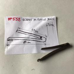 VENDU PAR LE-CUIRASSIER N°552 RESSORT DROIT DE PLATINE FUSIL HAMMERLESS ANCIEN