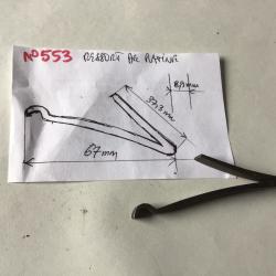 VENDU PAR LE-CUIRASSIER N°553 RESSORT DROIT DE PLATINE FUSIL HAMMERLESS ANCIEN