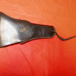 Holster de Colt 1911 A1 modèle 1916 en cuir noir, période Guerre du Vietnam
