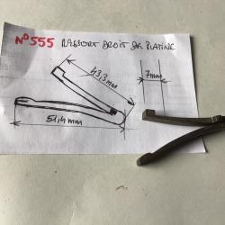 VENDU PAR LE-CUIRASSIER N°555 RESSORT DROIT DE PLATINE FUSIL HAMMERLESS ANCIEN