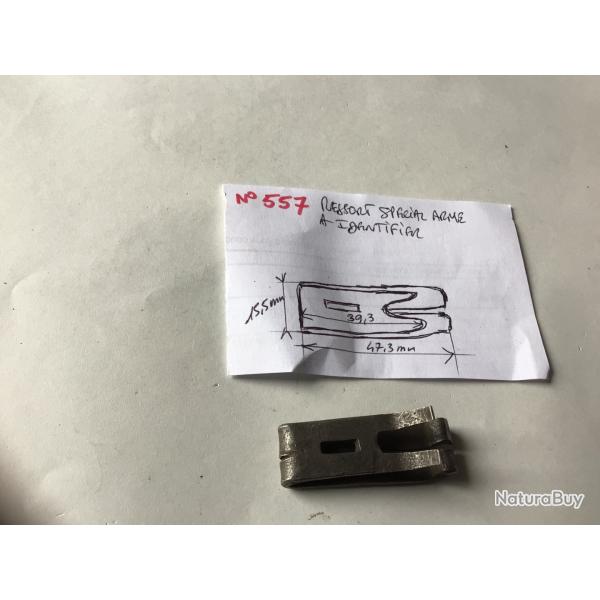 VENDU PAR LE-CUIRASSIER N557 RESSORT SPECIAL  CROCHET POUR ARME  IDENTIFIER