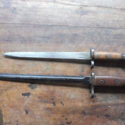 baionnette belge et baionnette pays-bas a identifier