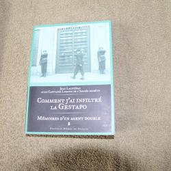 LIVRE SUR LA RESISTANCE ET LA GESTAPO